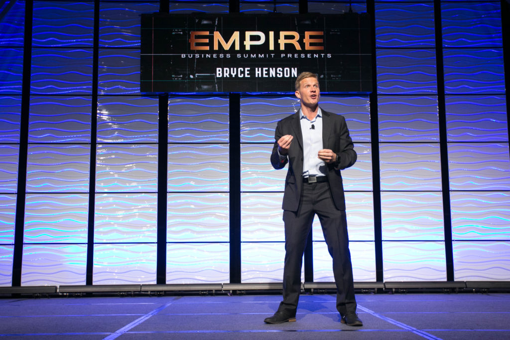 Bryce Henson speaking at Empire Business Summit